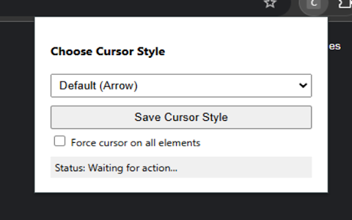 Cursor Icon Changer :: Change cursor icon