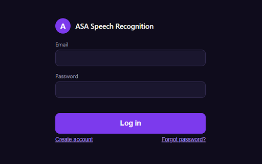ASA Speech Recognition - Dictate Anywhere :: Dictate text into any website field using your browser's speech recognition. Switch tabs freely - it keeps listening.