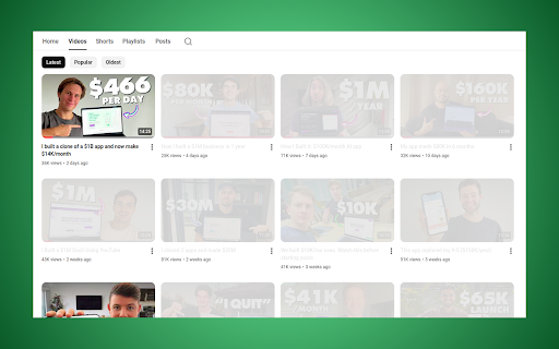 Mark Seen Youtube :: Easily mark YouTube videos as watched.