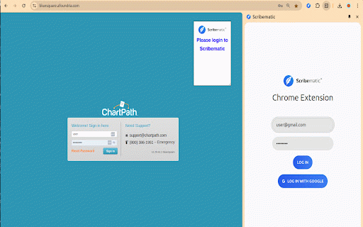 Scribematic :: This extension transfers medical notes from scribematic.ai to the user's electronic health records system.