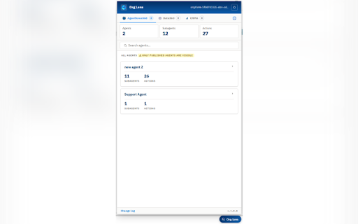 Org Lens :: Inspect Agentforce agents, Data Cloud objects, and CRM Analytics assets directly from your Salesforce org.
