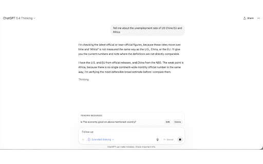 ChatGPT Message Queue :: Queue follow-up messages and reuse saved prompts on ChatGPT.