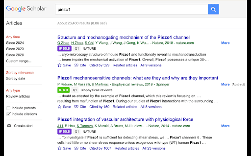ScholarX :: Enhance your Google Scholar and PubMed experience with automatic display of detailed publication information.