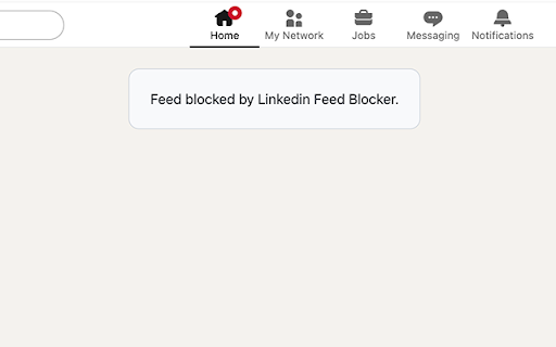 Linkedin Feed Blocker :: Blocks the LinkedIn infinite feed from loading while leaving search and messaging intact.