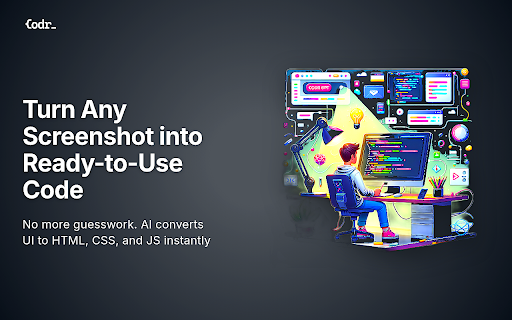 Codr Website Cloner :: Convert screenshots to code directly in your browser - Built by CIVAI TECHNOLOGIES