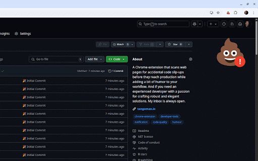 Caca detector :: Caca Detector is a Chrome extension that displays a notification when it detects the word "caca" on a web page.