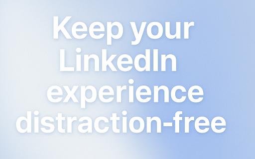 LinkTopics – LinkedIn Feed Cleaner & Ad Blocker :: Clean up your LinkedIn feed. Remove ads, likes and reacted posts, promoted, suggested, and shared posts.