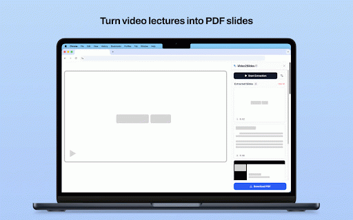Video2Slides :: Turn video into PDF slides, totally free to use. All processing happens securely in your browser.