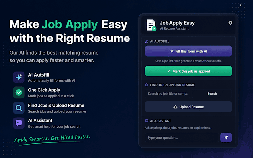 CareerOS — Job Saver & Autofill :: Save job postings to CareerOS with one click. Auto-generate tailored resumes & cover letters, and autofill job applications.