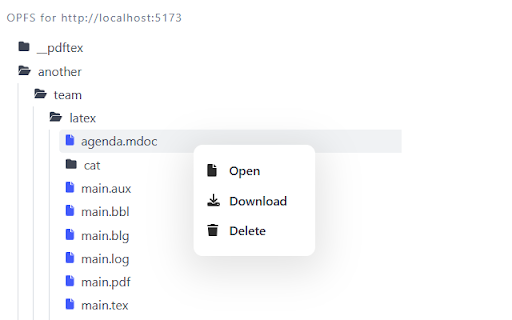 OPFS Viewer :: Viewer for OPFS Filesystem.