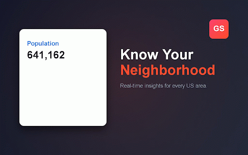 GeoStats: Demographics and Insights :: Real-time US demographic insights (population, income, age, and diversity) directly from the US Census Bureau.