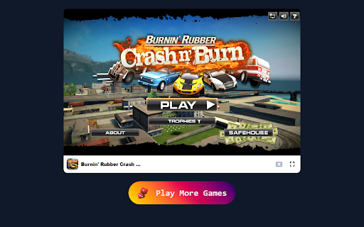 Burnin' Rubber Crash n' Burn Game - Simulation & Action :: Unleash chaos in this thrilling driving game full of destruction, playable offline on Chrome!