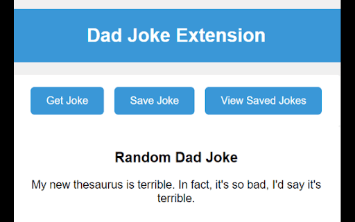 Dad Joke Generator :: Get and save your favorite dad jokes!