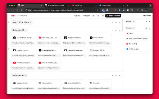 Tabs. :: A browser extension to efficiently manage your tabs.