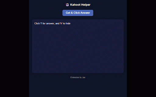 Kahoot Hacker :: Kahoot Hacks for free, and extension developed by Jas Shandilya