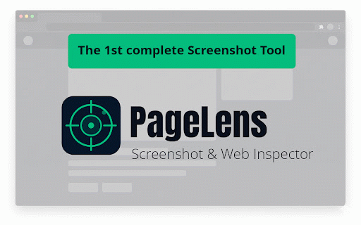 PageLens — Screenshot & Web Inspector :: Full page, zone, element screenshots + code/design/SEO inspector. Local only, no data sent.