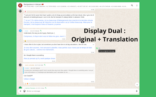 Translator for WhatsApp™ Web: Private, Unlimited & Local AI :: Private & Unlimited Translator for WhatsApp™ Web. No account or registration. Works with Local AI, Ollama, DeepL & GPT.