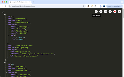 JSON Prettify :: Make it easier to view json response in browser.
