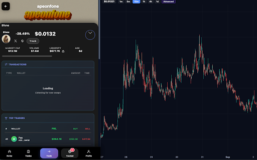 Moonfeed :: Track trending Solana meme coins in real time. Live prices, 24h changes, and volume — right from your browser.