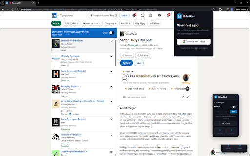 LinkedAlert - LinkedIn Job Notifier :: Get notified instantly when new LinkedIn jobs appear in your search.