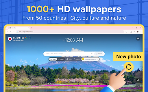 Travel Wallpaper New Tab with Flight & Hotel Search | WanaGo :: New tab with 1000+ HD travel wallpapers from 50 countries & regions. Plan trips with instant flight and hotel search.