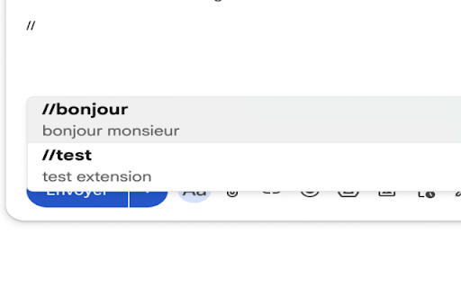 Quick Phrase by optedif :: Insert custom text snippets quickly by typing '//' followed by a keyword - Extension by optedif