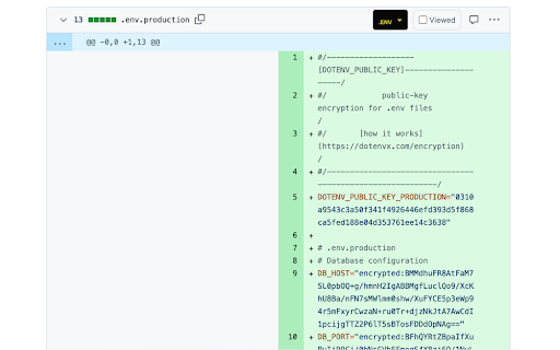 dotenvx :: Decrypt your encrypted .env files directly on GitHub.