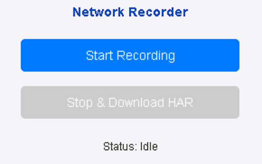 HAR Export Extension :: Records network activity and exports it as a HAR file.