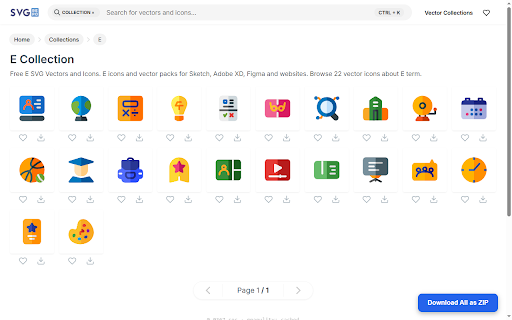 SVG Repo Collection Downloader :: Download all SVGs from an SVG Repo collection as a single ZIP file