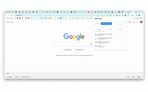 Web TODO :: A simple way to organize your web bookmarks by priority