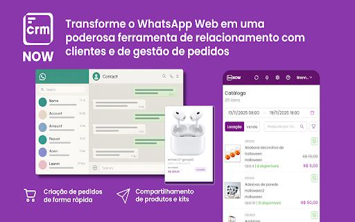 crmNOW :: Uma extensão para o Google Chrome de CRM integrada ao EstoqueNOW