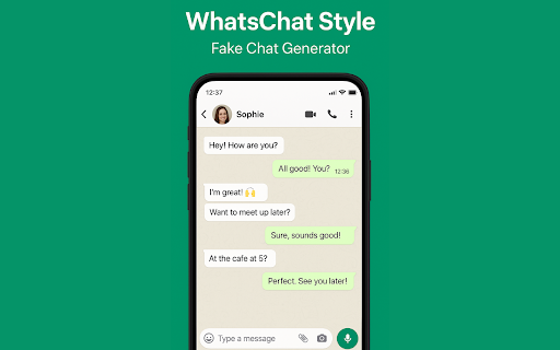 WhatsChat Style – Fake Chat Generator :: Create WhatsApp-style fake chats for fun and content creation. Not affiliated with WhatsApp or Meta.