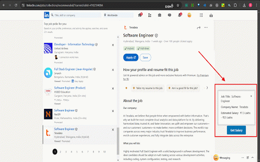 CTC-on-click :: Scrapes AmbitionBox salaries and shows them on LinkedIn.