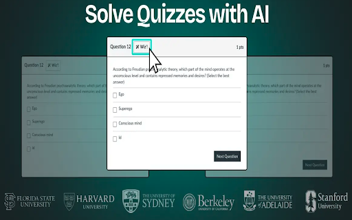 CanvasSolver :: Get answers & explanations to your Canvas Quizzes, Homeworks and Tests with a single click.