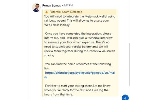 ScamSniff – Smart Scam Chat Detector :: AI-powered scam detection for Facebook, LinkedIn, and Telegram chats.