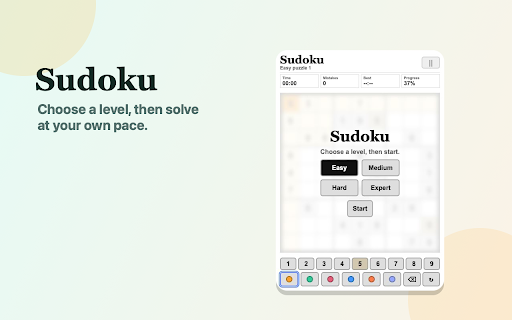 Sudoku :: A colorful Sudoku game with themes and offline play.