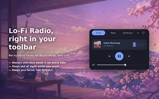 Lofi Radio — Player for Study & Chill :: A tiny lofi radio player in your browser. Chill beats to study, relax and sleep — inspired by the lofi girl vibe.