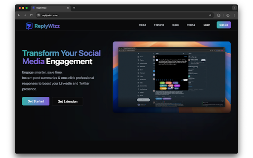ReplyWizz :: ReplyWizz generates smart LinkedIn & X comments with one click. Keyboard shortcuts let you scroll, like, reply & post fast.