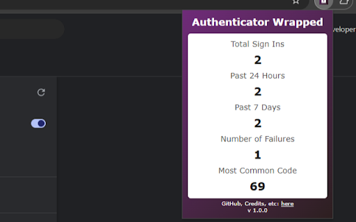Authenticator Wrapped :: Statistics on your Microsoft Authenticator successes (and failures)