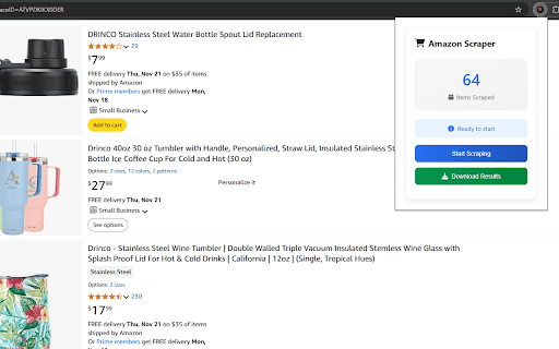 ProScan - Amazon Product Scraper :: Amazon Product Data Scraper
Gain Competitive Insights Effortlessly.
ProScan is a powerful Chrome extension designed specifically…