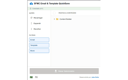 SFMC Email & Template QuickSave :: Baixe emails e templates do Marketing Cloud rapidamente.