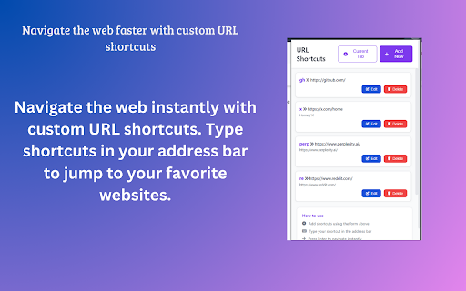 LinkLite :: Navigate the web faster with custom URL shortcuts