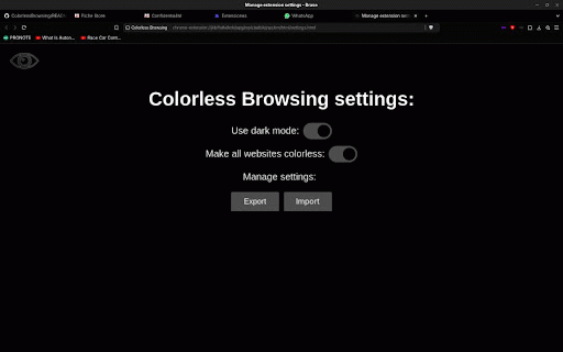 Colorless Browsing :: Remove every colors from your browser for a low dopamine experience.