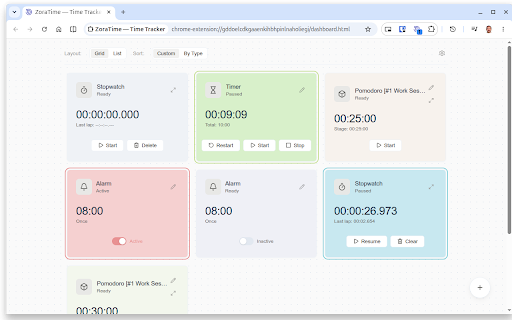 ZoraTime — Pomodoro, Timer & Site Blocker :: Aesthetic Pomodoro timer, alarm, stopwatch & site blocker. Boost your focus and productivity every day!