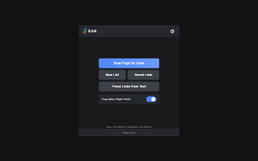 iLink - The Simplest Link Manager :: The simplest way to save, extract, parse and manage links from any webpage with powerful tools.