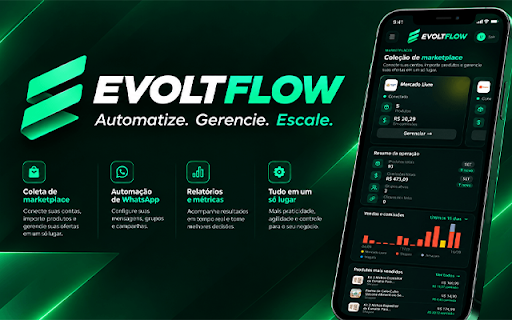 EVOLT — Ofertas e marketplaces :: Pegue os produtos da página do Mercado Livre, Shopee, Amazon, Magalu e Shein e mande pro EVOLT. Também copia a sessão das lojas.