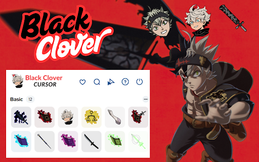 Black Clover Cursor - Custom Anime Cursor for Chrome :: Apply this Black Clover-themed cursor extension. Perfect for fans of Asta, Yuno, and the Wizard Kingdom!
