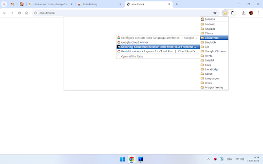 Bookmarks Menu :: Quick and easy bookmarks menu
