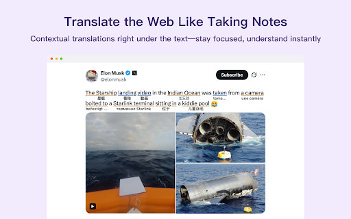 TapWord Translator - Translate like Taking Notes :: Embeds translations below the original text for an immersive, bilingual subtitle-like reading experience.