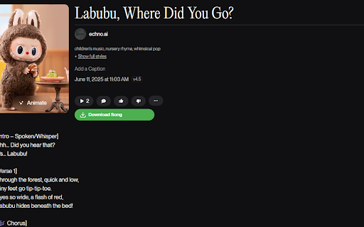 Suno Download Music :: Add a download button on Suno and save songs locally.